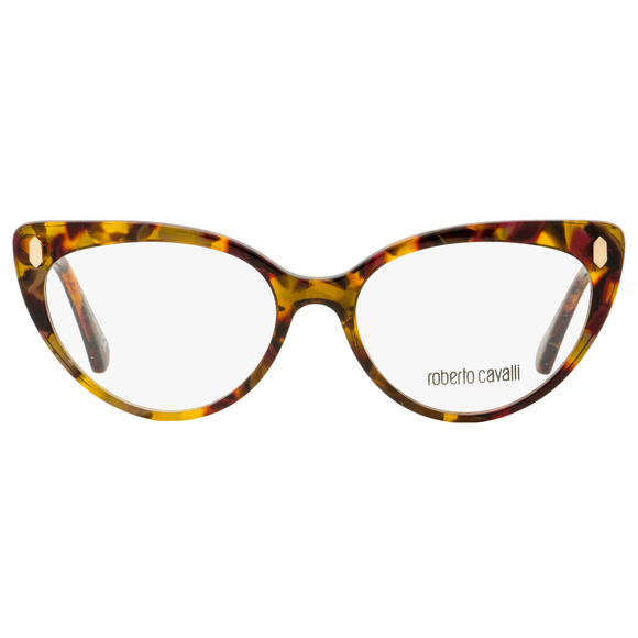 Roberto Cavalli Cateye Eyeglasses RC5109 054 Havana/Gold 52mm 5109 - Picture 2 of 2